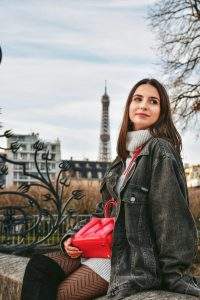 femme shooting photo dans Paris