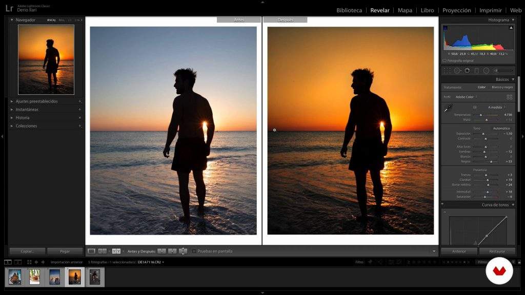retouche lightroom