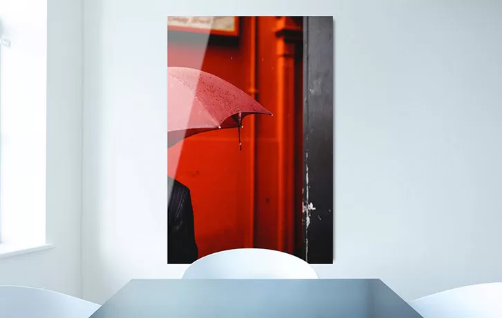 encadrement verre acrylique