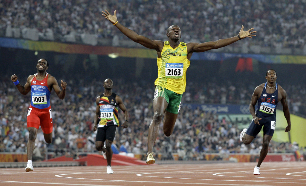 L’Élan de Usain Bolt (Pékin 2008) Olivier Morin